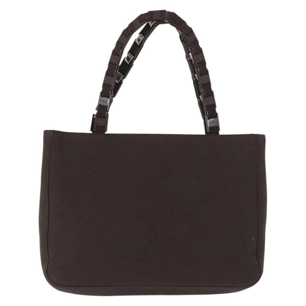 Salvatore Ferragamo Nylon Handbag Brown